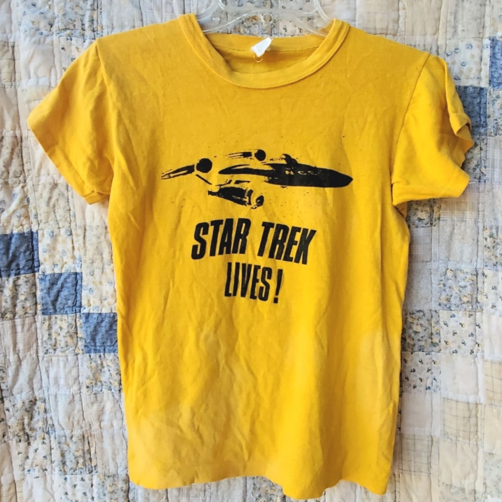 1970s Star Trek Vintage Paper Thin Graphic T-Shirt
